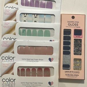 6 Color Street Nails Set